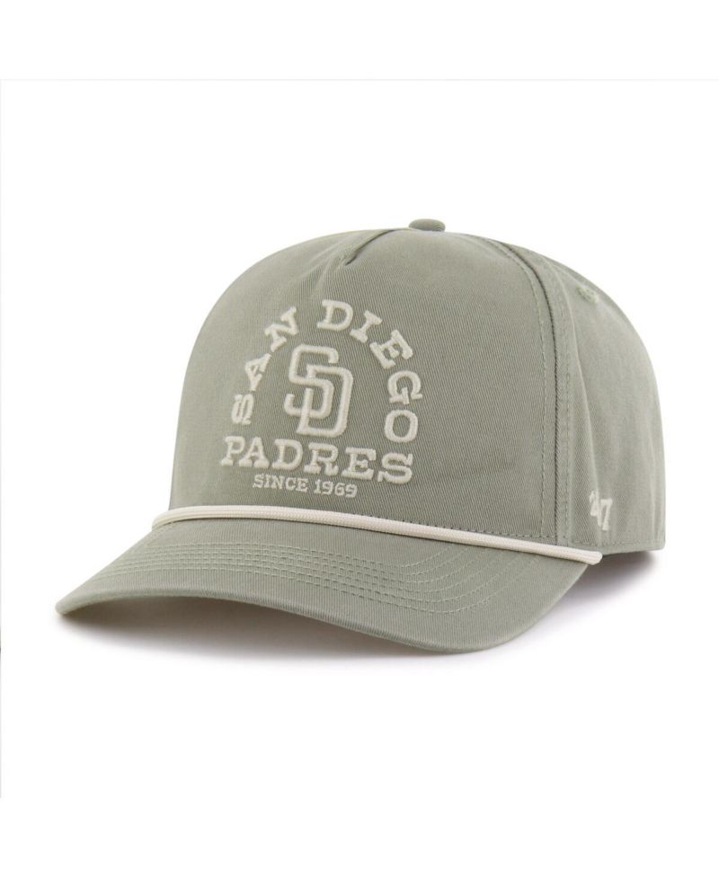 Men's Olive San Diego Padres Canyon Ranchero Hitch Adjustable Hat