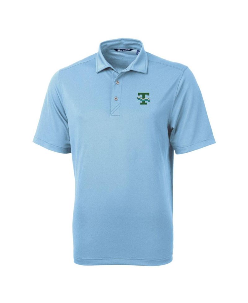 Men's Light Blue Tulane Green Wave Team Logo Virtue Eco Pique Polo