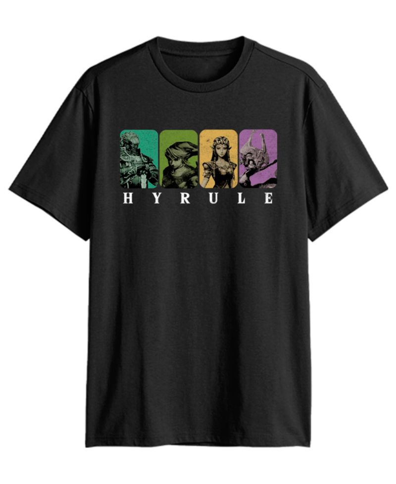 Men's Nintendo Char Panels T-Shirt
