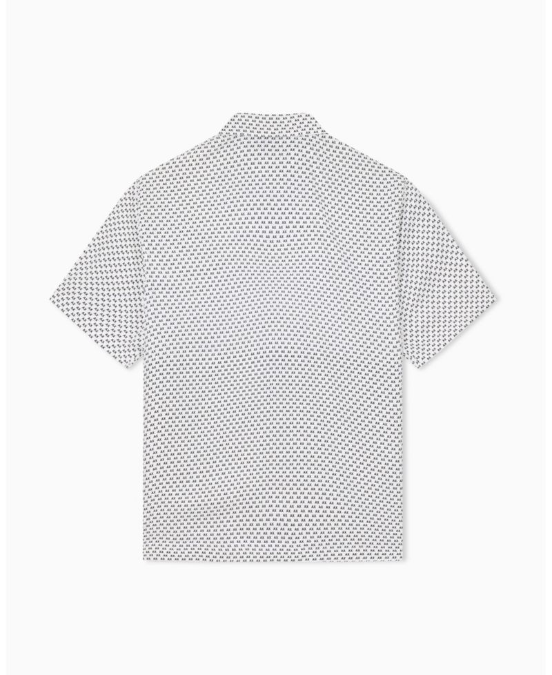 Men's Viscose All Over Logo Woven Shirt