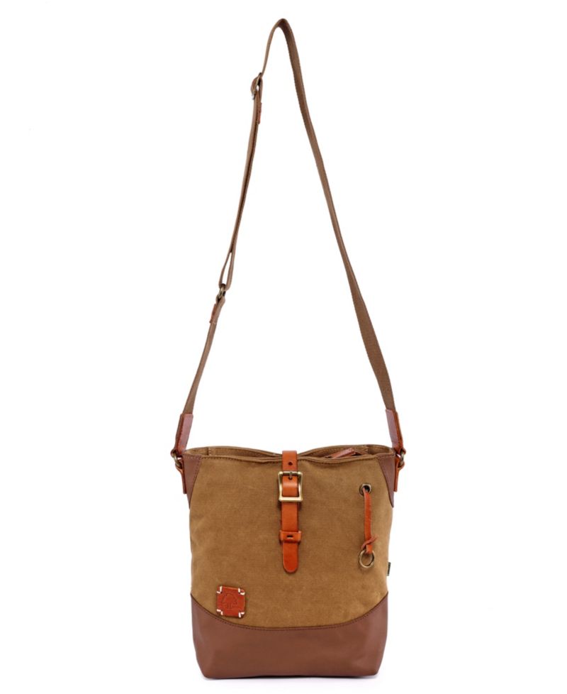 Redwood Canvas Crossbody Bag