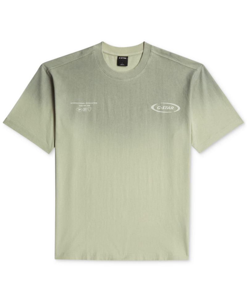 Men's Sprayed Relaxed-Fit Logo T-Shirt