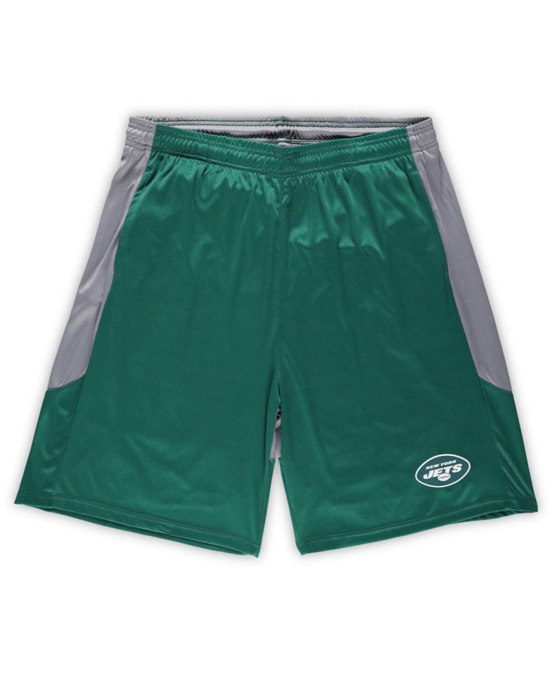 Men's Green New York Jets Big & Tall Team Logo Shorts