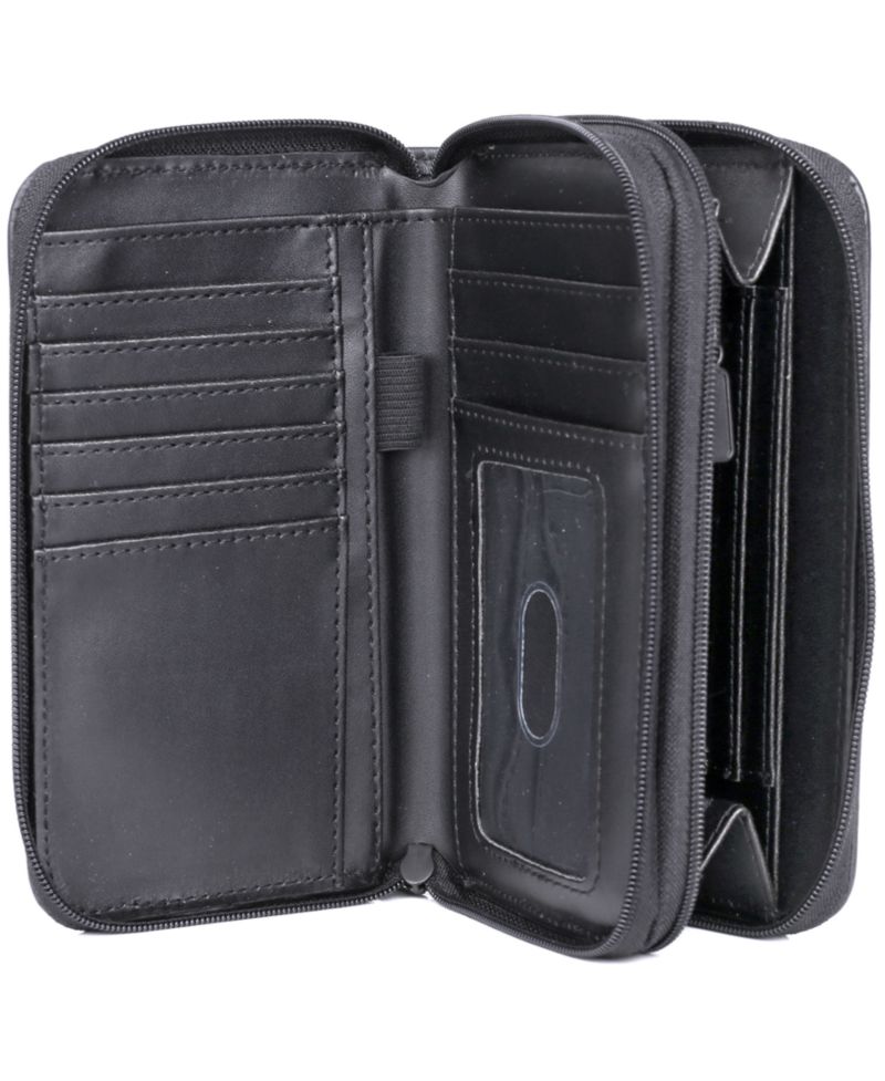 Women's Heiress Double Zip Organizer Wallet