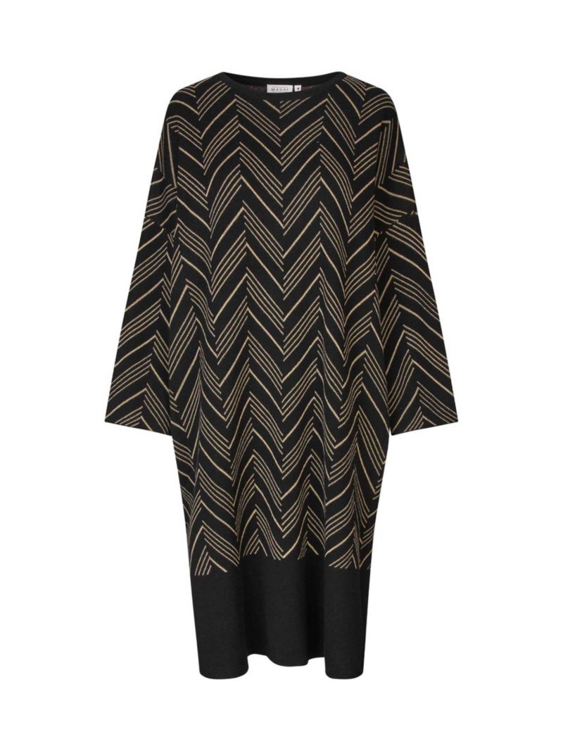 Women's MaNuska3/4 Sleeve Loose Fit Midi Dress