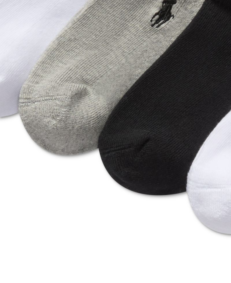 Little & Big Girls Performance Cushioned Solid Low-Cut Socks, 6-Pack
