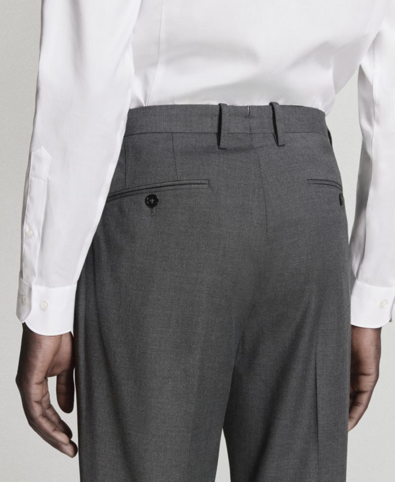 Men's Milan Slim-Fit Suit Pants