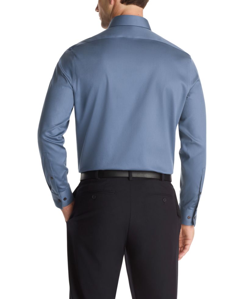 Calvin Klein Men's Steel Plus Regular Fit Dress Shirt