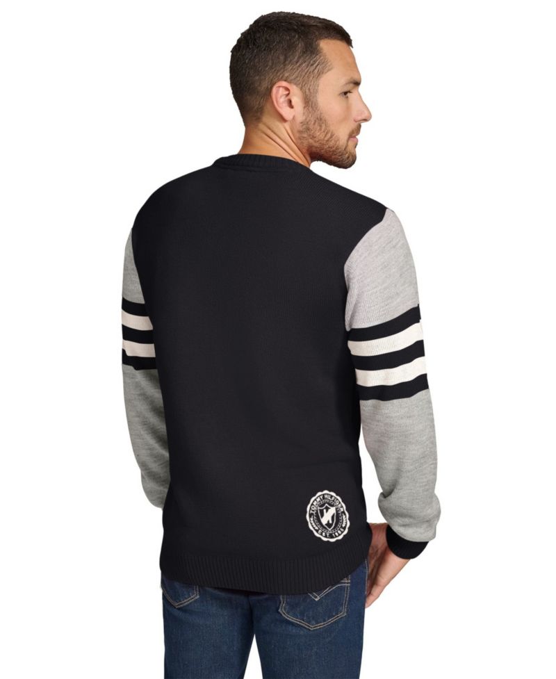 Men's Cincinnati Bengals Long-Sleeve Crewneck Pullover Sweater