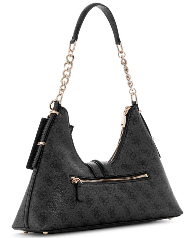 Yvonne Logo Medium Hobo Handbag