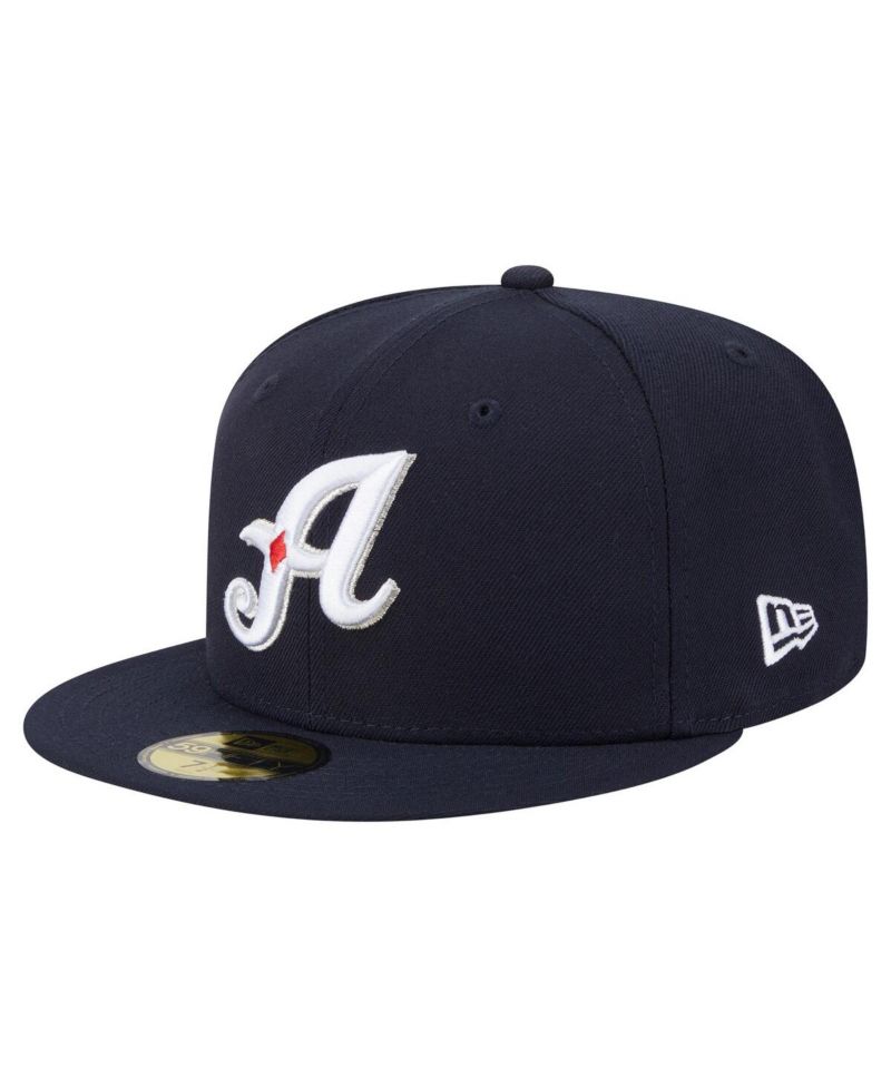 Men's Navy Reno Aces Authentic Collection 59FIFTY Fitted Hat