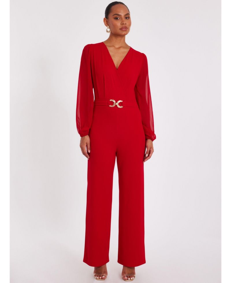 Women's Chiffon Palazzo Jumpsuit