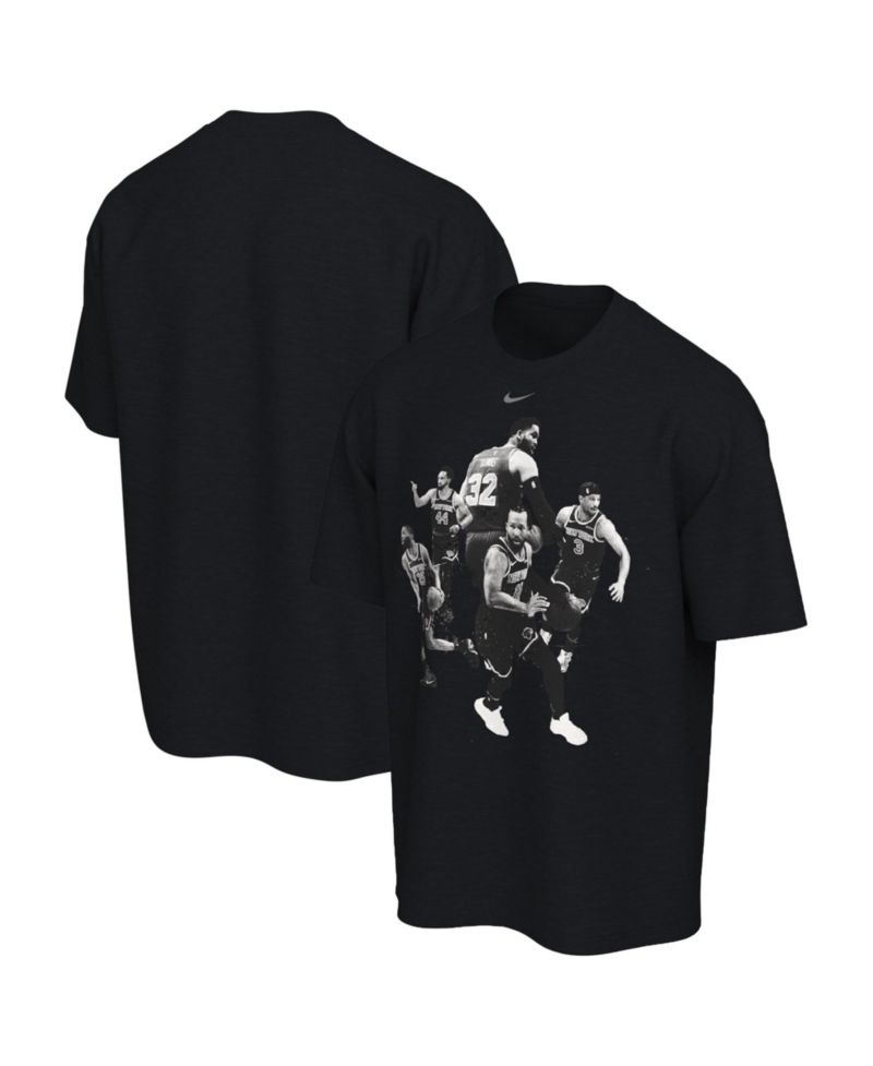 Men's and Women's Black New York Knicks Lightspeed T-Shirt