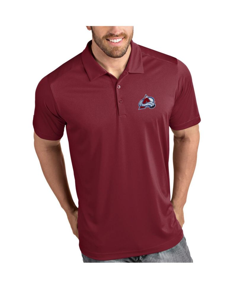 Men's Burgundy Colorado Avalanche Tribute Polo Shirt