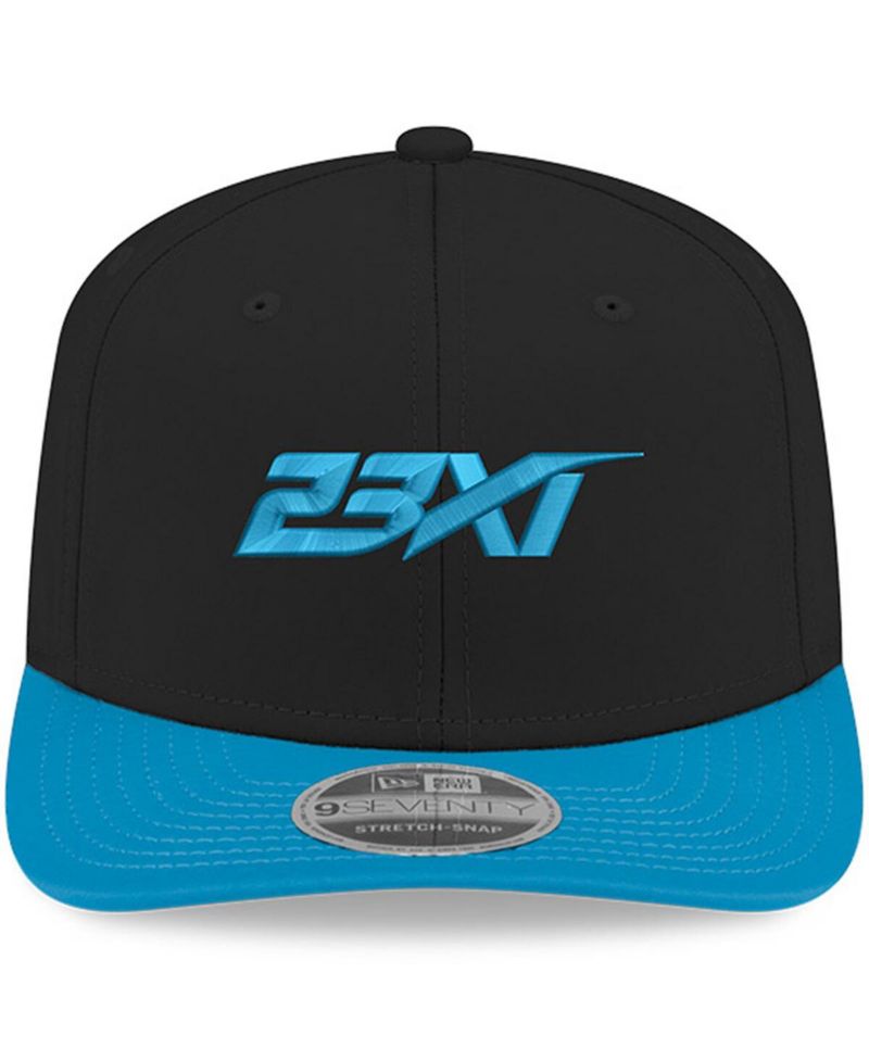 Men's Black/Blue 23XI Racing 9SEVENTY Team Adjustable Hat
