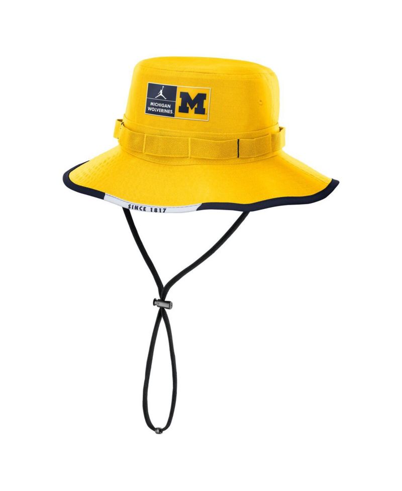 Men's Maize Michigan Wolverines Apex Swoosh Boonie Hat