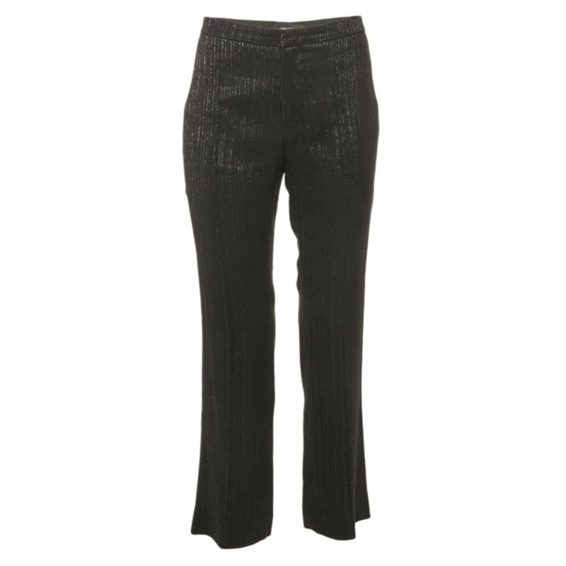 Women's Black Lurex Trousers