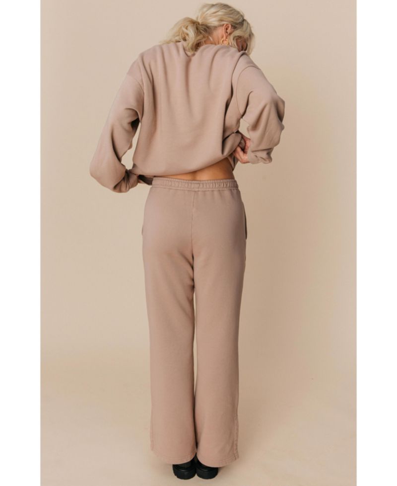 Women's Organic Cotton Teddy Oversized Crewneck
