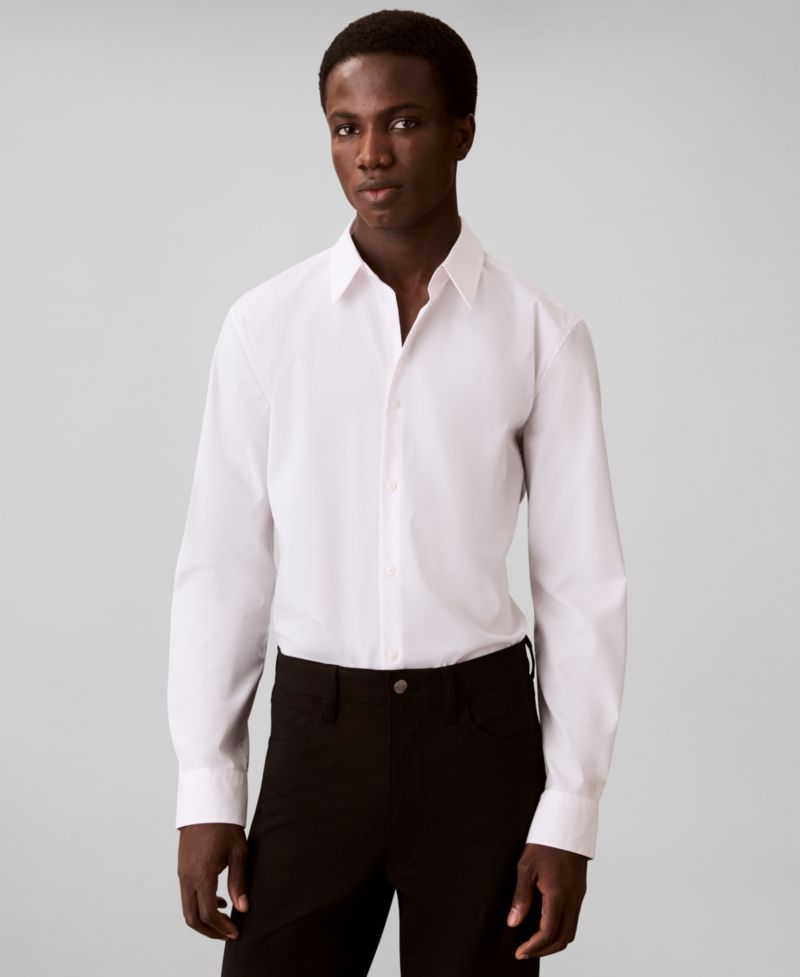 Men's Stretch Slim-Fit Dress Shirt