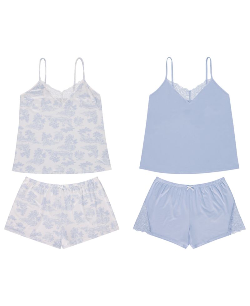Women's Stacy 4-Piece. Mix & Match PJ Set