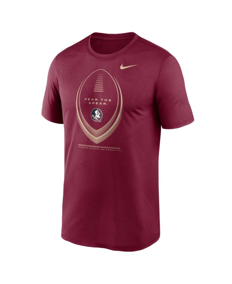 Men's Garnet Florida State Seminoles Primetime Legend Football Icon Dri-FIT T-Shirt