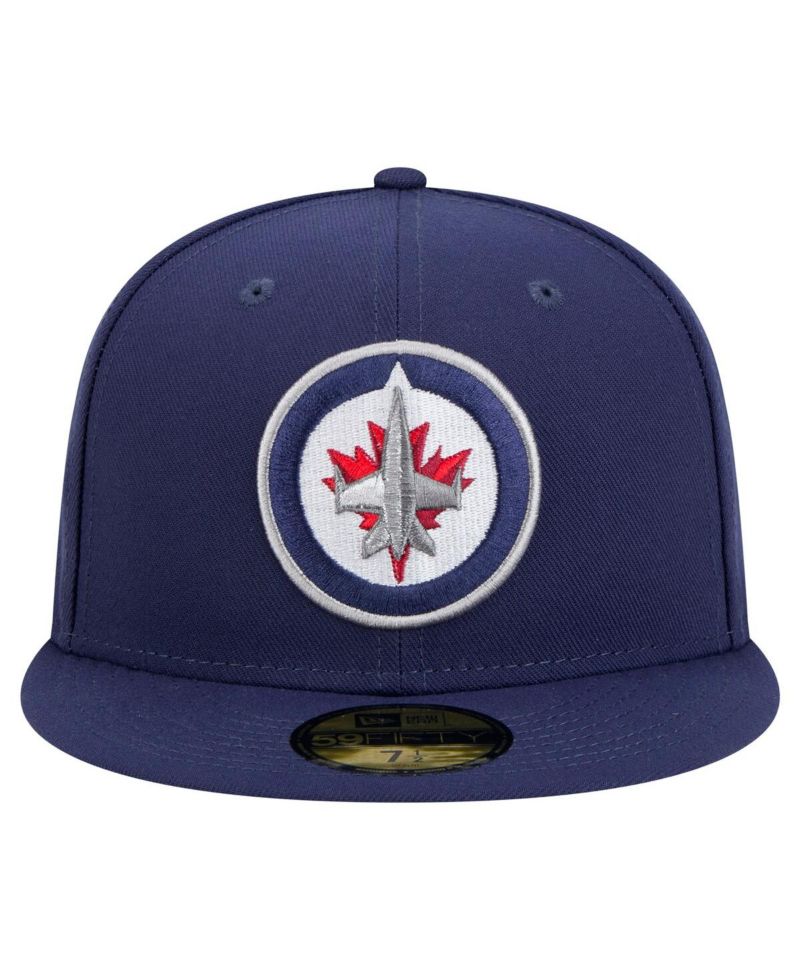 Men's Navy Winnipeg Jets Core 59FIFTY Fitted Hat