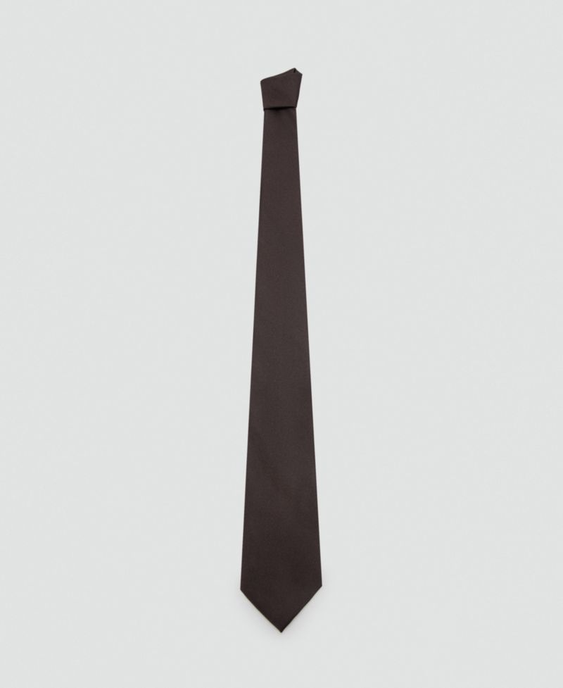 Men's Plain Silk Tie