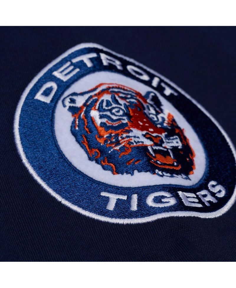 Men's Navy Detroit Tigers Wild Pitch Ringer T-Shirt