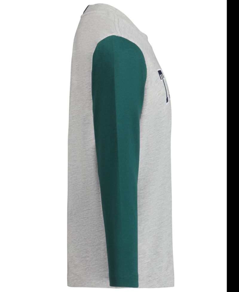 Boys' 2T-7 Mascot Puff Print Long-Sleeve T-Shirt