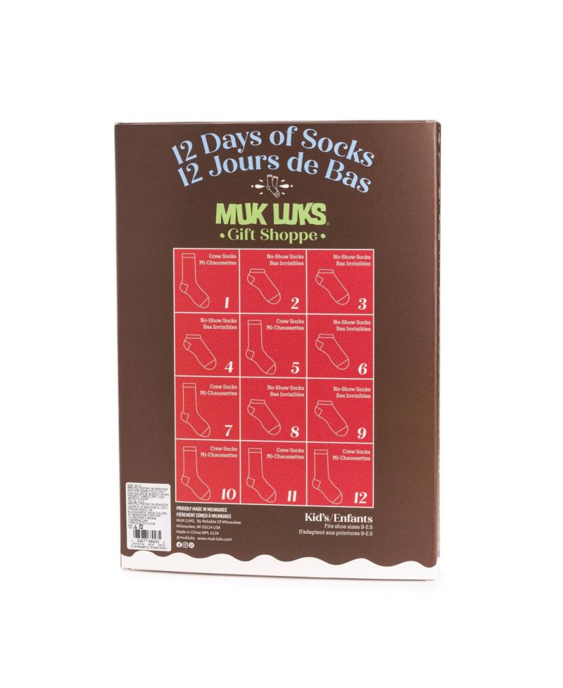 Kids 12 Days of Christmas Socks