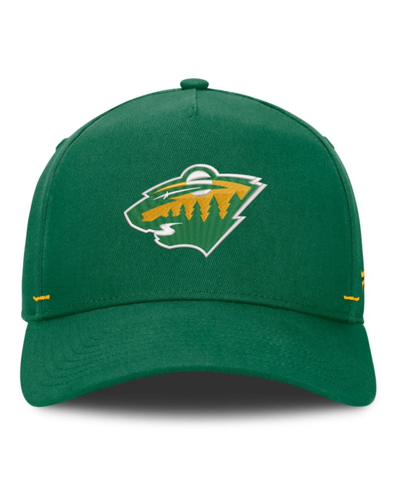 Men's Green Minnesota Wild Alternate Authentic Pro Rink A-Frame Adjustable Hat