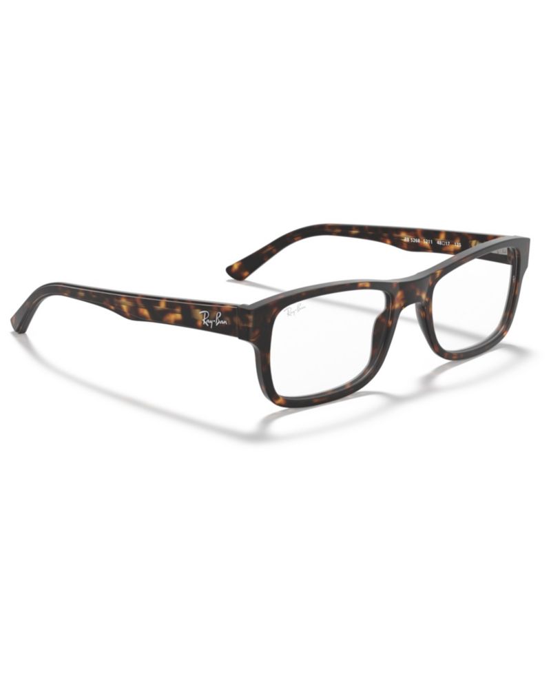 Unisex Square Plastic RB5268 Optics Eyeglasses