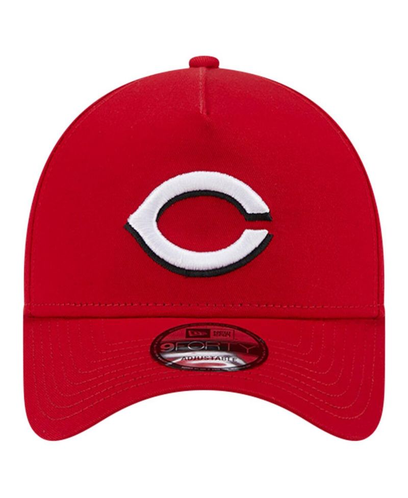 Men's Red Cincinnati Reds Team Color A-Frame 9forty Adjustable Hat
