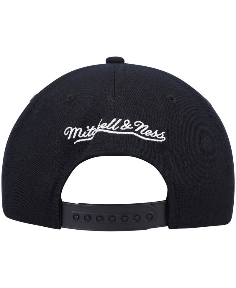 Men's Black Boston Celtics Hardwood Classics Script 2.0 Snapback Hat