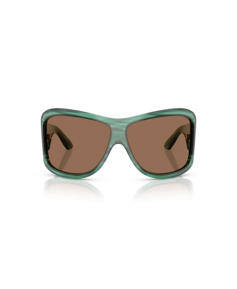 Oversized Retro Runway Wrap Sunglasses TY5019
