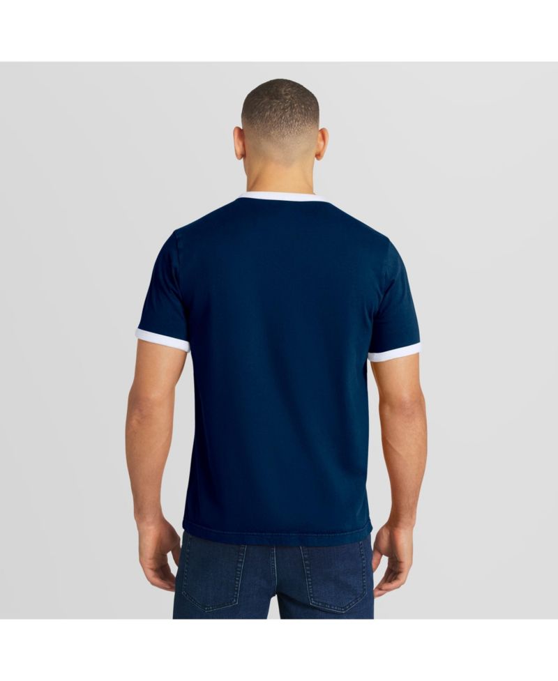 Darius Rucker Collection by Men's Navy Boston Red Sox Washed Ringer T-Shirt