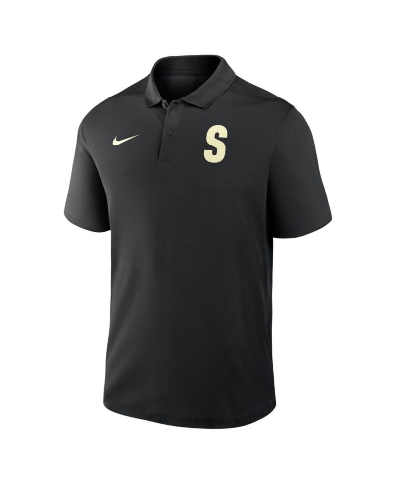 Men's Black Seattle Mariners Alternate Victory Dri-FIT Polo Shirt