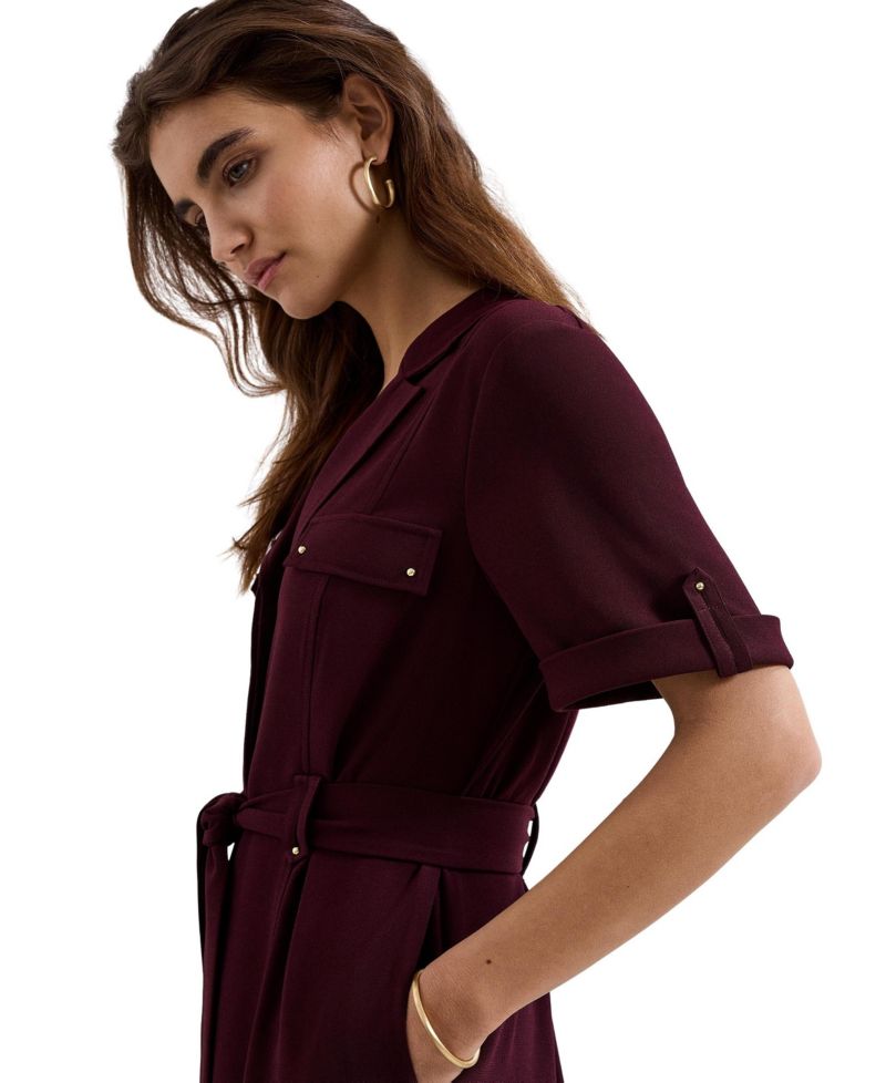 Women's Marlina Belted Short-Sleeve Mini Dress
