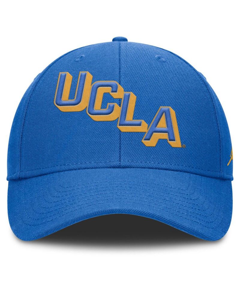 Men's Blue UCLA Bruins Slanted Primetime Rise Performance Adjustable Hat
