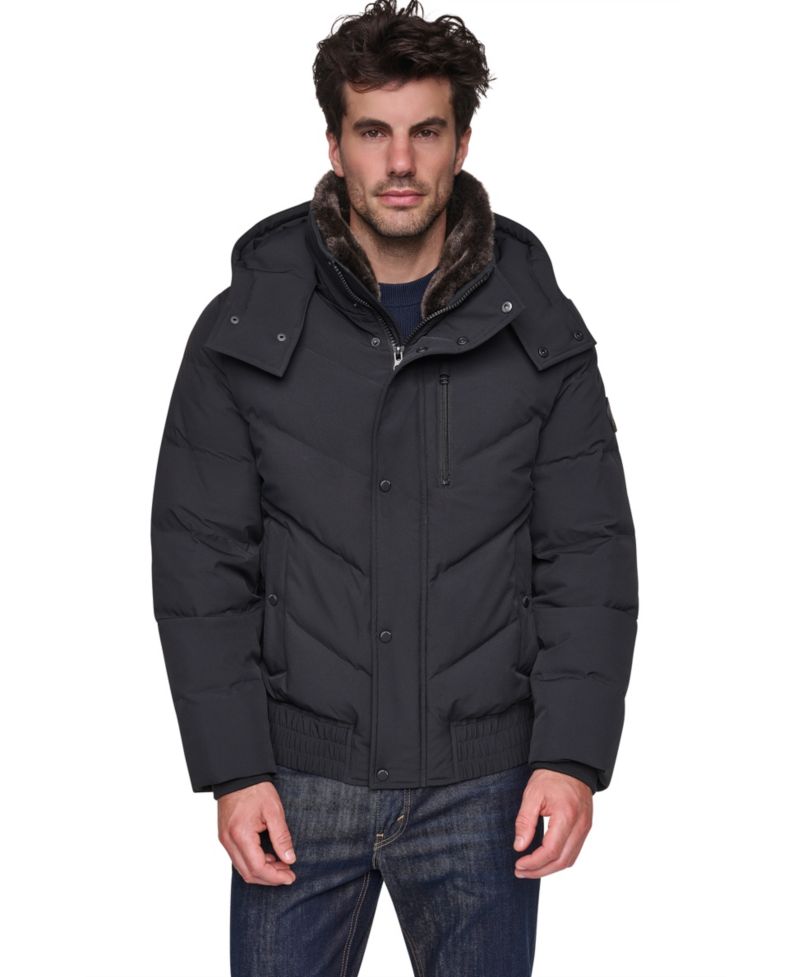 Men's Hooded Bomber Jacket