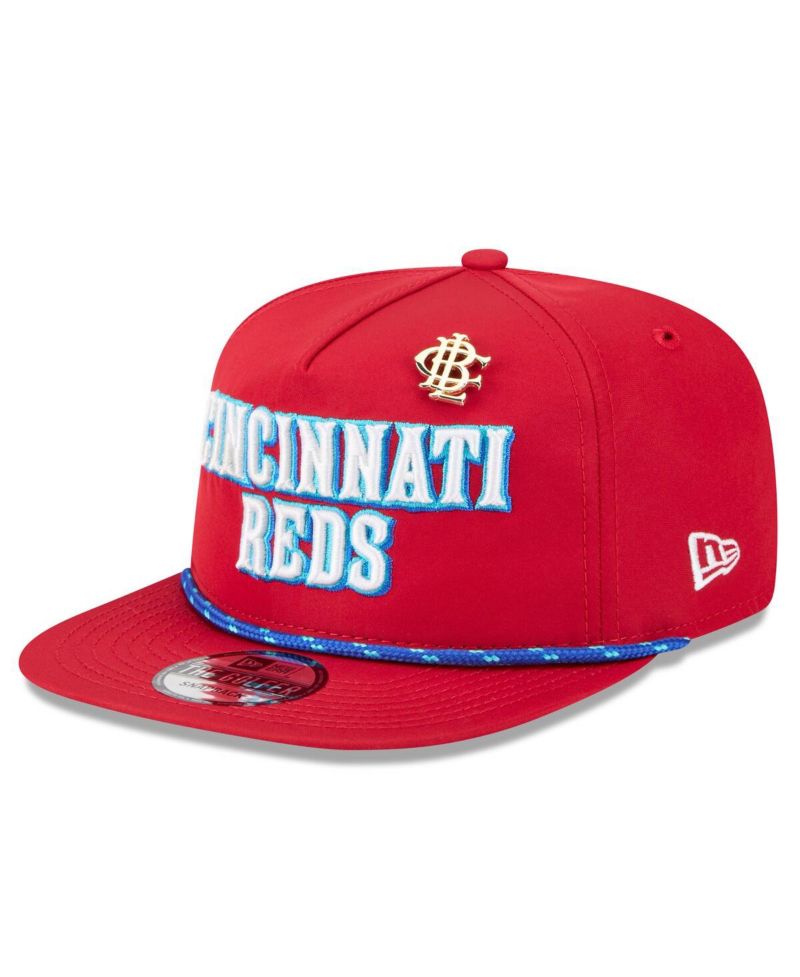 Men's Red Cincinnati Reds 2025 Big League Chew Golfer Snapback Hat