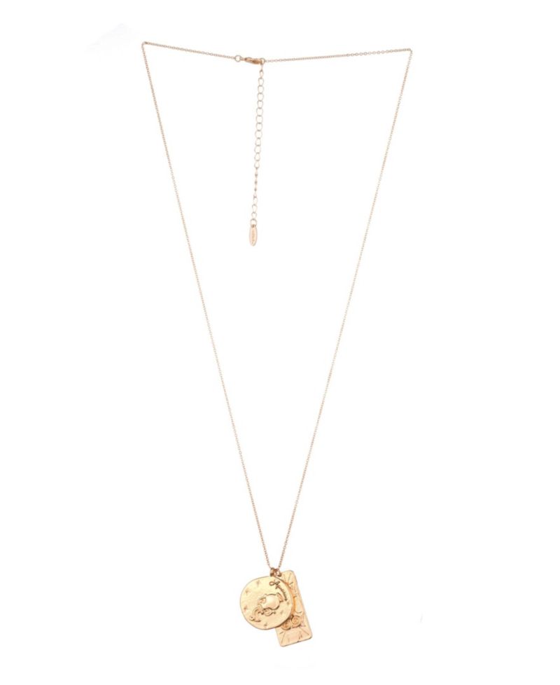 Women's Zodiac Double Charm Necklace