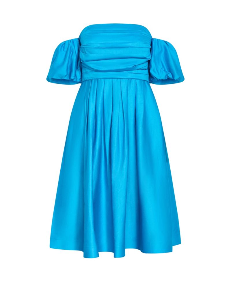 Women's Rosalee Puff Sleeve Midi Dress