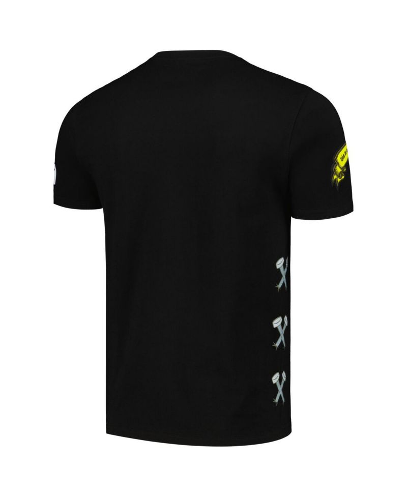 Men's and Women's Black Looney Tunes Franken Tweety T-Shirt