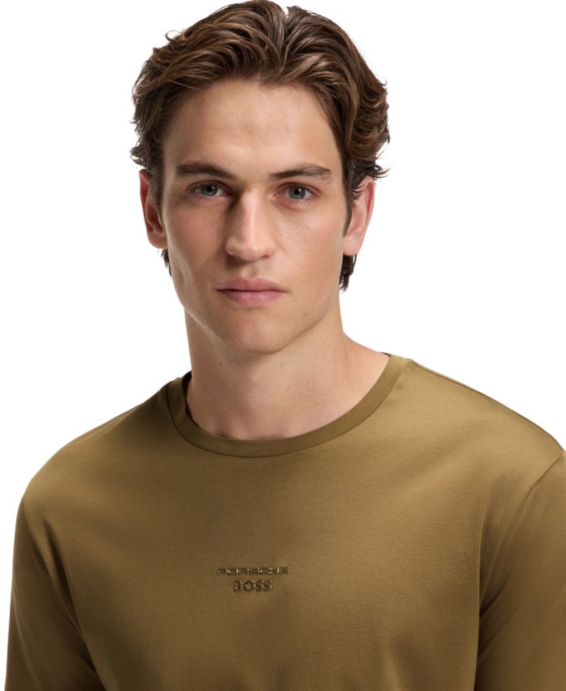 x Porsche Men's Mercerized-Cotton Regular-Fit T-Shirt