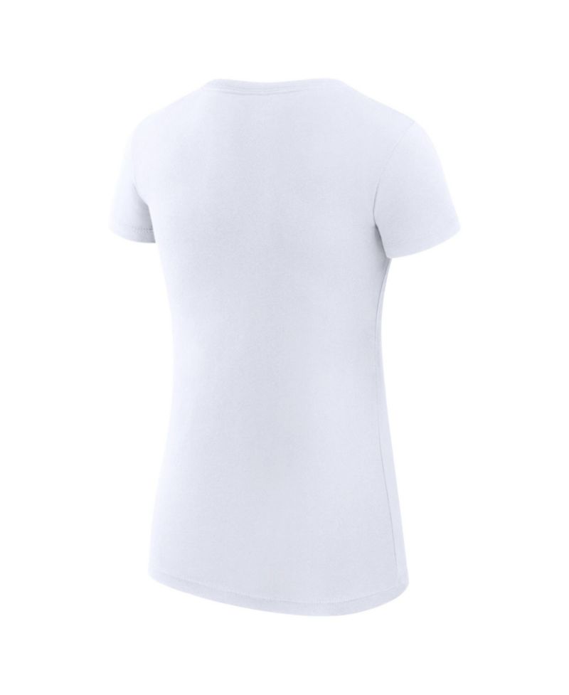 Women's White New York Yankees Super-Slim Fit Lightweight City Graphic T-Shirt