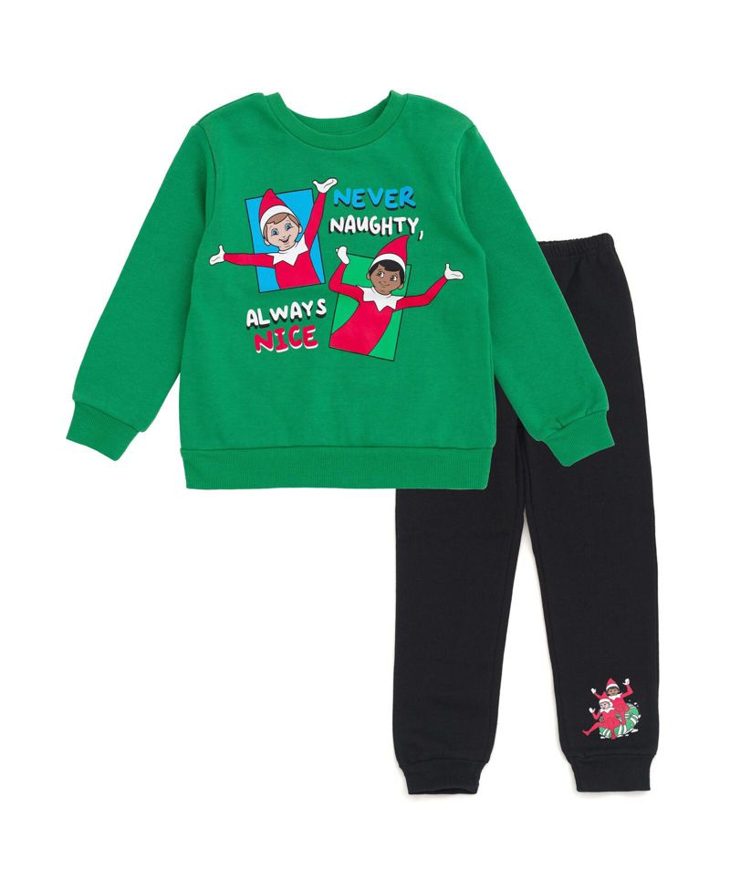 Boys The Fleece Sweatshirt and Jogger Pants Outfit Set