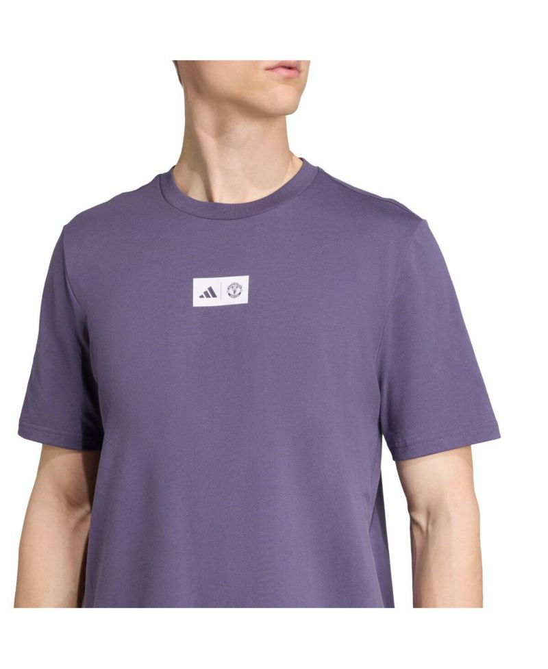 Men's Purple Manchester United Jersey Hook T-Shirt