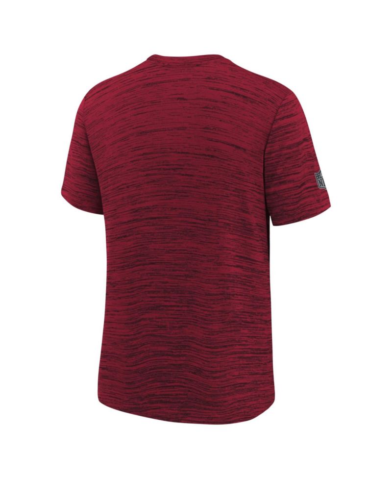 Big Boys and Girls Scarlet San Francisco 49ers Sideline Velocity Dri-FIT T-Shirt