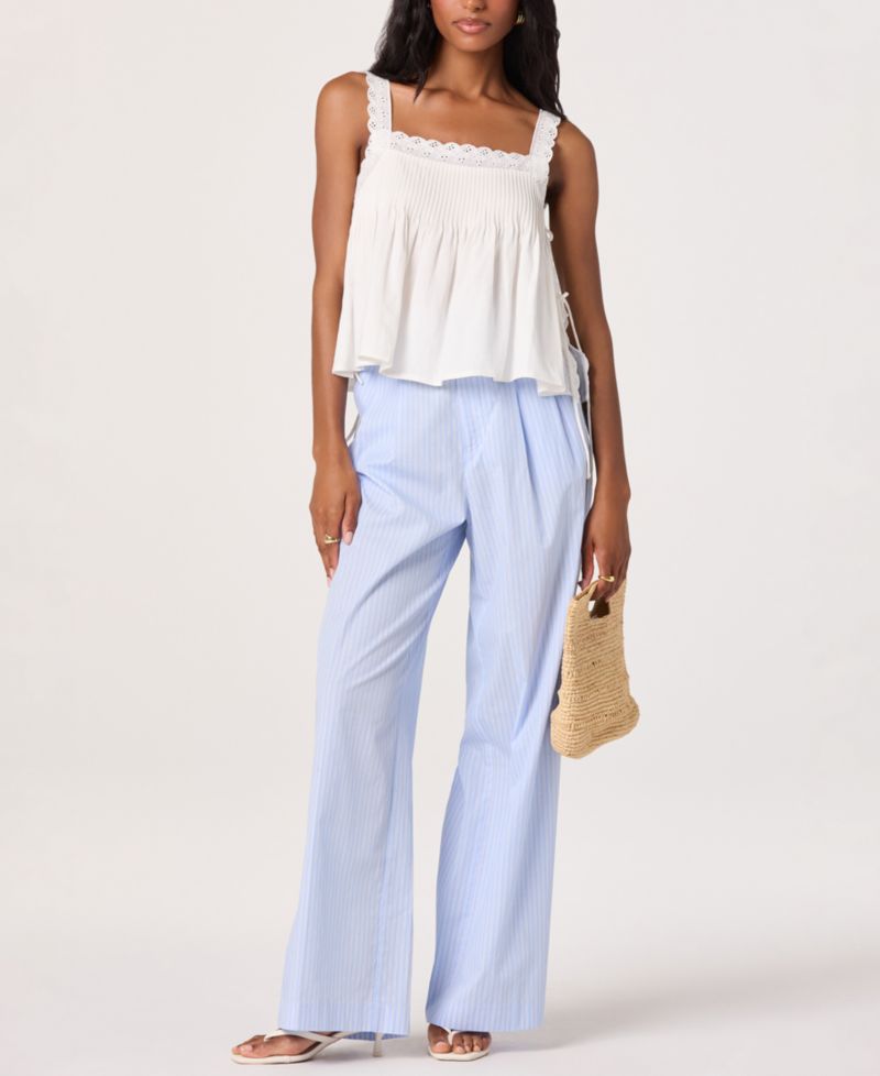Women's Side-Tie Sleeveless Top